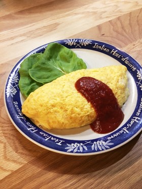 ふわふわチーズオムレツ