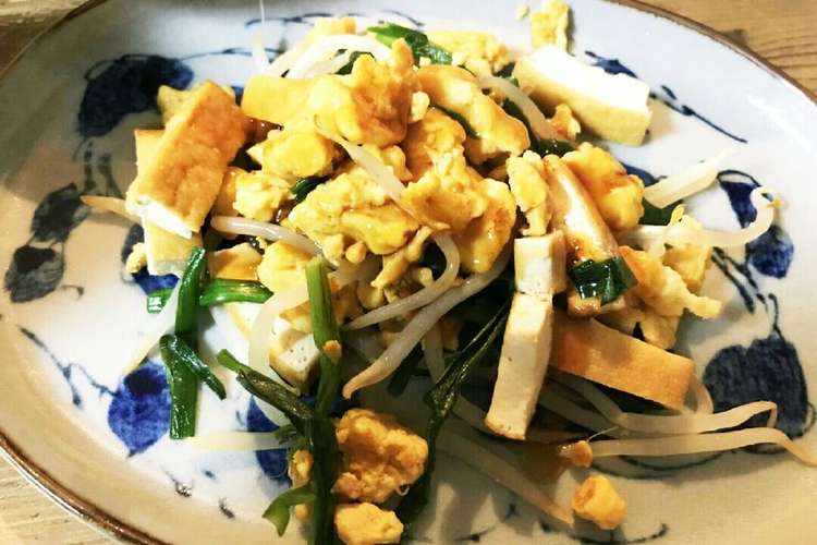 ニラ卵もやし厚揚げあんかけ レシピ 作り方 By Lunchplate クックパッド 簡単おいしいみんなのレシピが354万品
