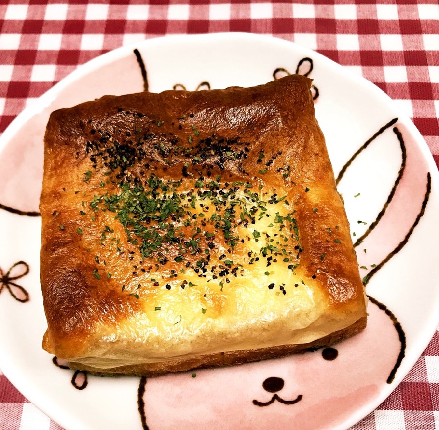 絹揚げ豆腐のコンソメチーズ焼きの画像