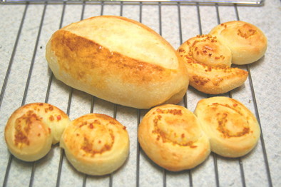 たんかん酵母パン　ストレート法の写真
