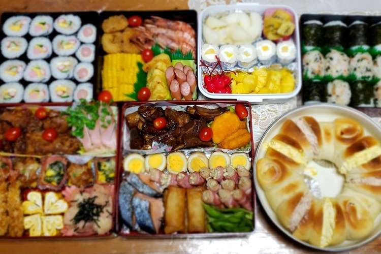 中学校運動会お弁当 18 9月大人数 レシピ 作り方 By 農家の嫁様 クックパッド