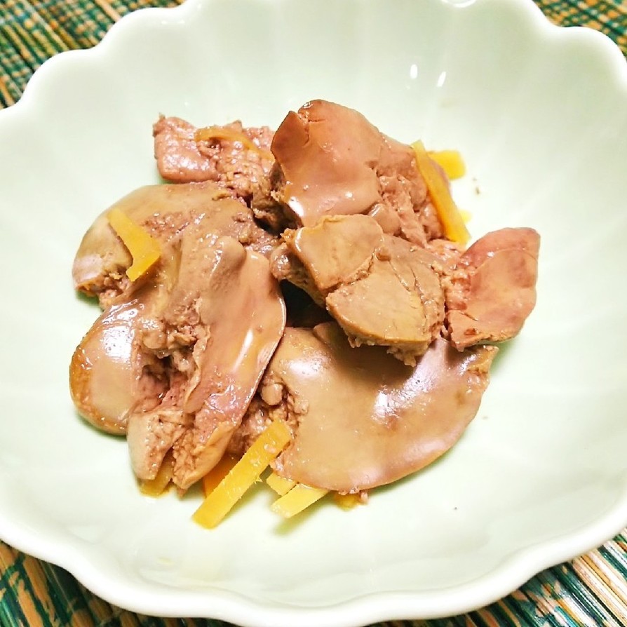 鶏レバーの生姜煮の画像