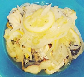 塩さばの白ワイン煮(さばの冷製煮込み)