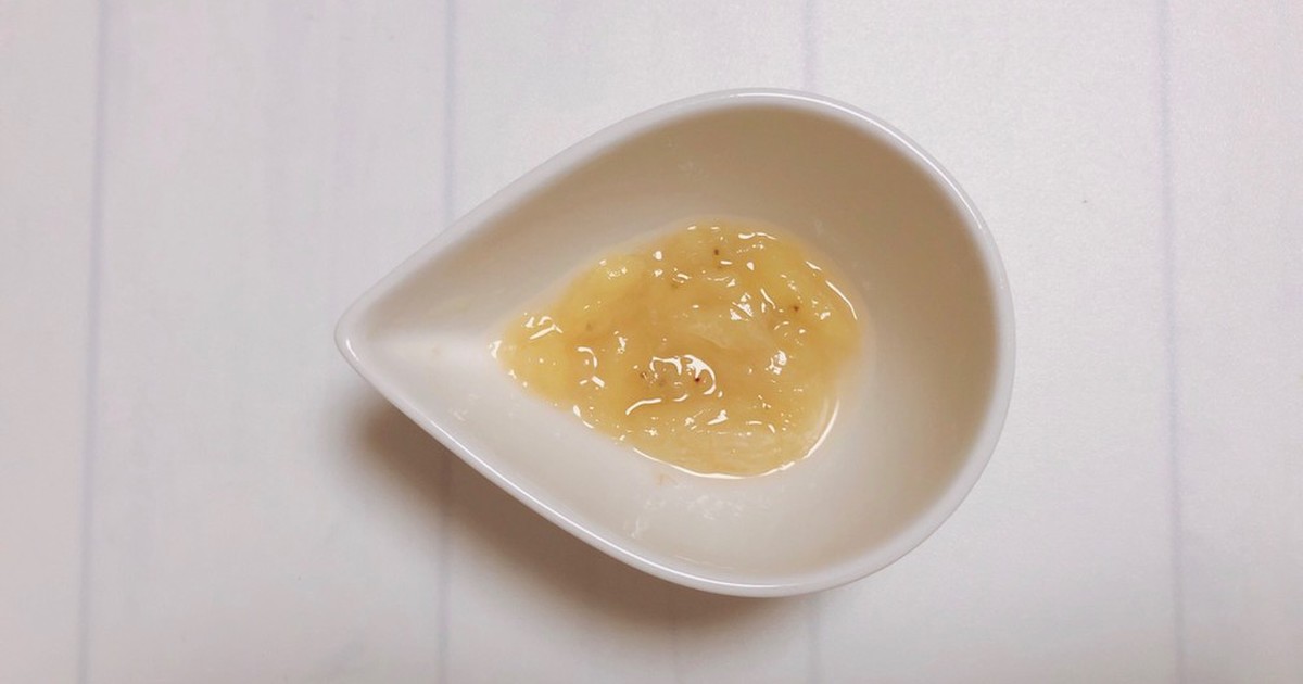 離乳食初期 レンジでバナナペースト レシピ 作り方 By Fuu Mama クックパッド 簡単おいしいみんなのレシピが360万品