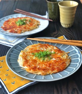 水、卵、小麦粉不要*もやしチーズお焼き*