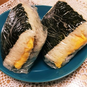 沖縄スパムおにぎらず♡ポーク卵おにぎり