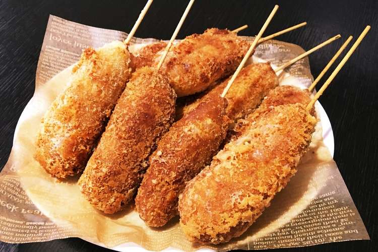簡単 チーズハットグ 食べ比べ レシピ 作り方 By Miyu クックパッド 簡単おいしいみんなのレシピが357万品