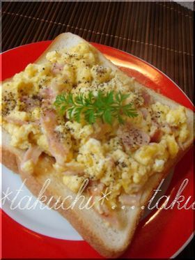 カルボナーラ味トースト