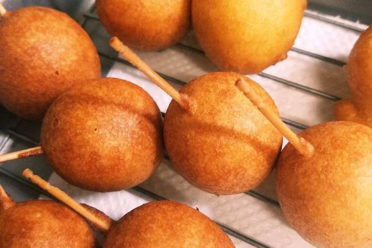 ミニアメリカンドック レシピ 作り方 By 堕天の王 クックパッド 簡単おいしいみんなのレシピが349万品