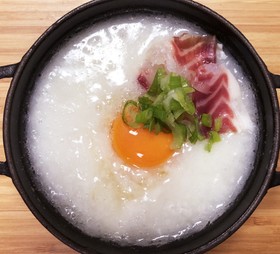 たんぱく質をとろう!特製玉子粥