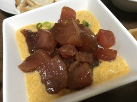 特売鮪が!?絶品ふわふわマグロ山かけ☆