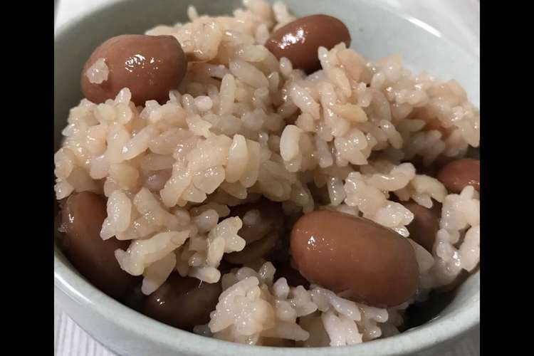 金時豆の甘煮の赤飯 レシピ 作り方 By 有希姫 クックパッド 簡単おいしいみんなのレシピが354万品