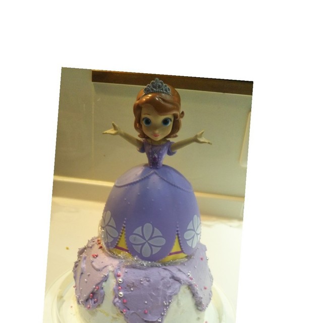 プリンセスソフィアの人形ドールケーキ立体 レシピ 作り方 By さとみんちゃちゃちゃ クックパッド
