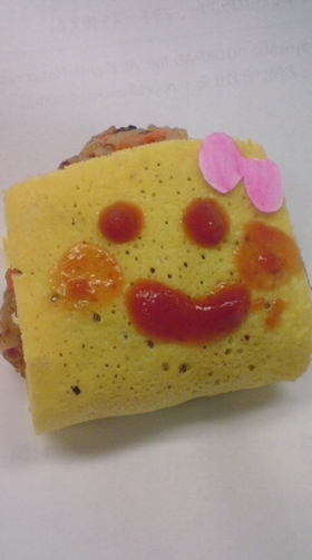 オムライス×おにぎり=オムすび(笑)