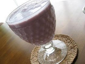 ♡豆乳de美肌ぶどう酢ジュース♡