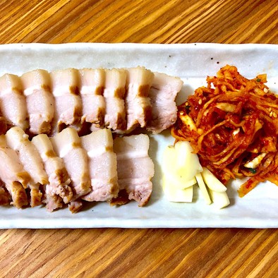 韓国料理*ポッサム*茹で豚の写真