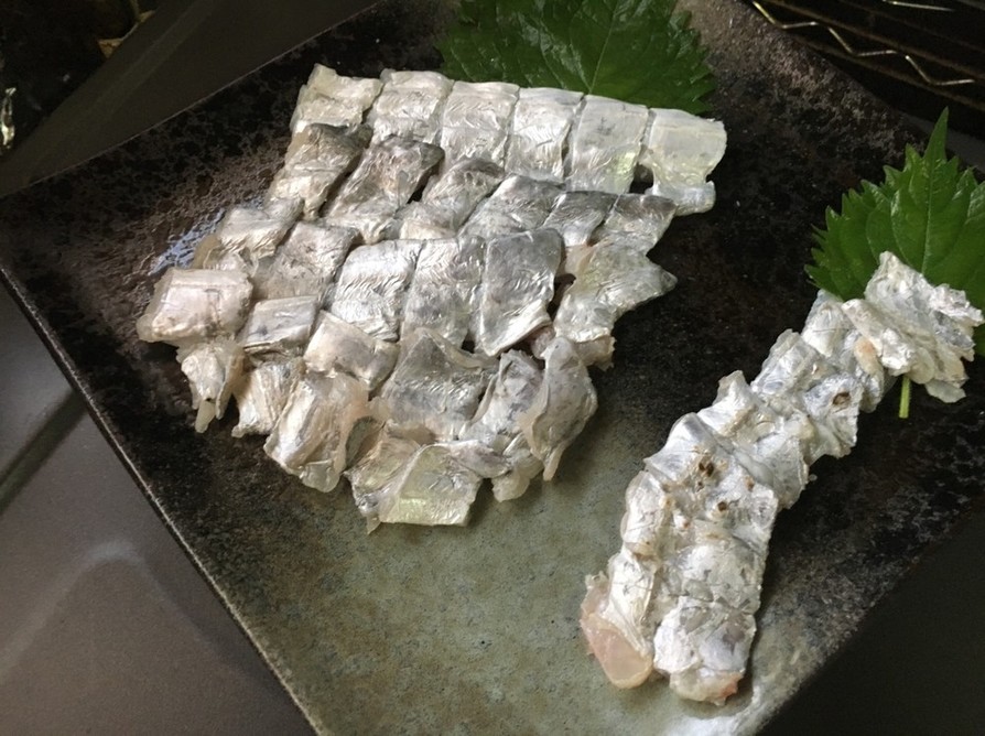太刀魚のお刺身 炙りの画像