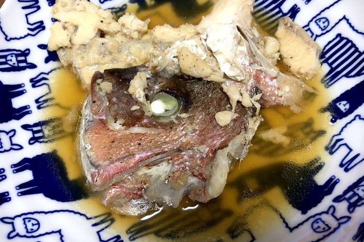 鯛のアラ煮 レシピ 作り方 By りりりぃちゃん クックパッド 簡単おいしいみんなのレシピが360万品