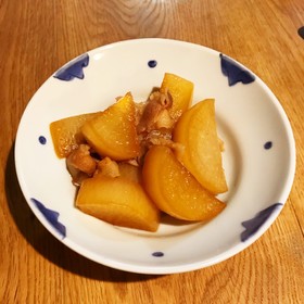大根と豚肉の照り煮