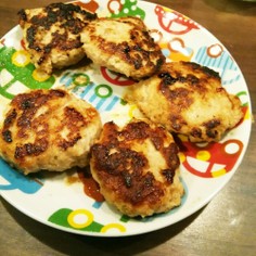 しいらとひき肉のハンバーグ