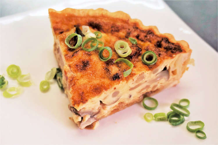 秋の和風きのこキッシュ レシピ 作り方 By おいしい奈良 クックパッド