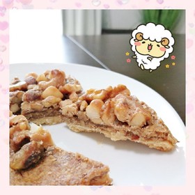 マクロビ☆キャラメルナッツタルト