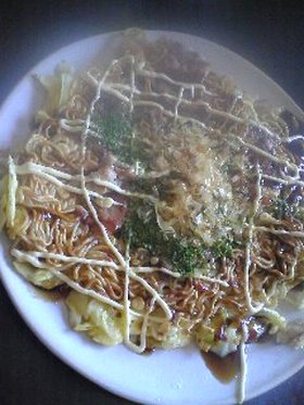 簡単おいしい♪キャベツたっぷりモダン焼き