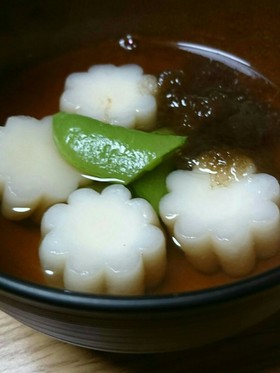 簡単❢はんぺんの すまし汁(˙︶˙♡)