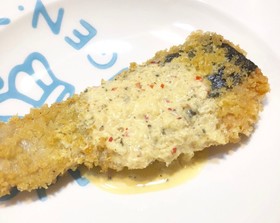 天然秋鮭のフライ〜無化調