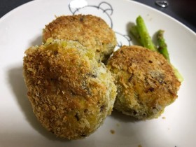 さつまいもの焼きコロッケ