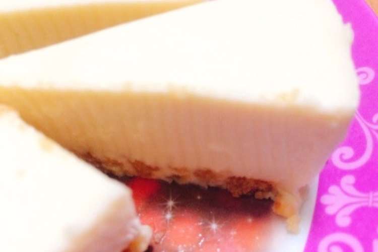 生クリーム不使用 レアチーズケーキ レシピ 作り方 By 美容料理研究家あゆ クックパッド