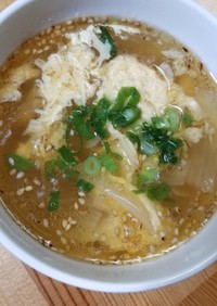 玉ねぎ＆卵だけ❀簡単❀中華スープ