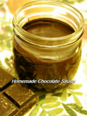 なんちゃって♪手作りチョコレートソース