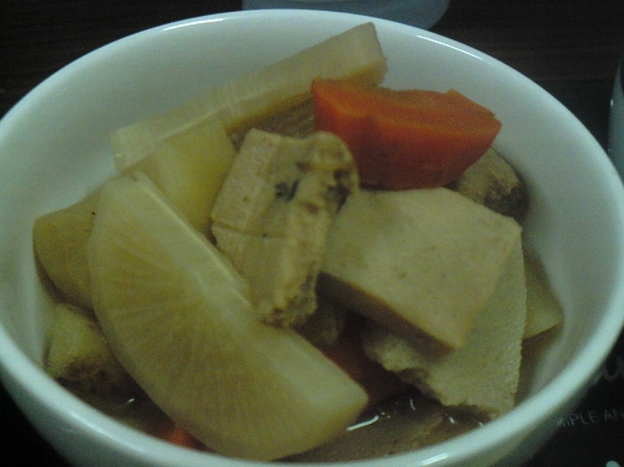 高野豆腐（凍み豆腐）と根菜たっぷり煮の画像