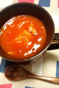 簡単！トマト缶で作る濃厚トマトスープ