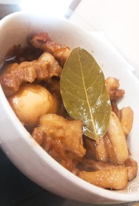 フィリピン料理アドボ☆豚バラブロック版