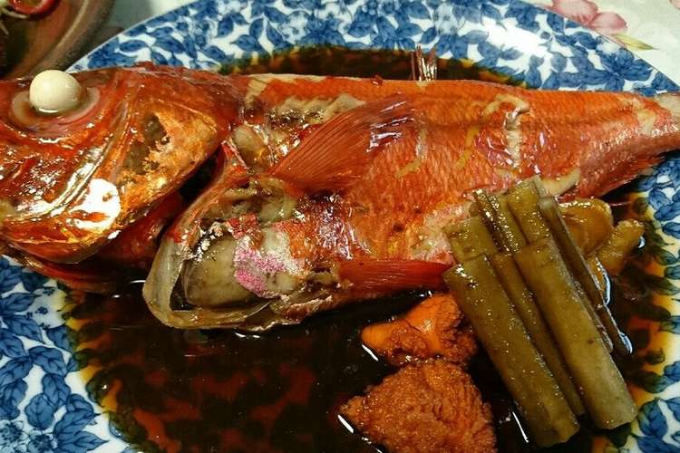 簡単フライパンで出きる金目鯛煮付け レシピ 作り方 By 釣り好きおやじ クックパッド