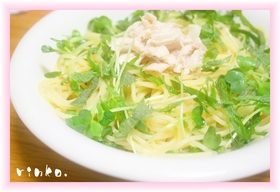 簡単!ささみと梅のパスタ