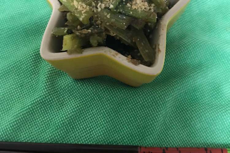 小松菜と油揚のおひたし風 鰹節炒め レシピ 作り方 By Timithy クックパッド