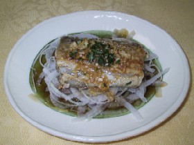 太刀魚の香味ソース