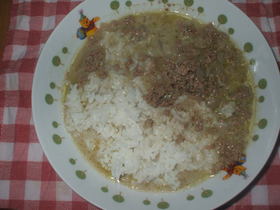 いんげんとひき肉のタイ風カレー