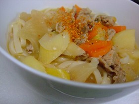 バター豚汁うどん