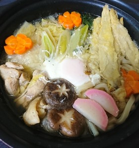 これ旨っ!☆黄金比鍋つゆ☆鍋焼きうどん