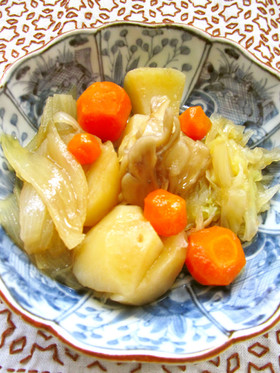 ●じゃが芋・人参・舞茸・玉ねぎ達の煮物●