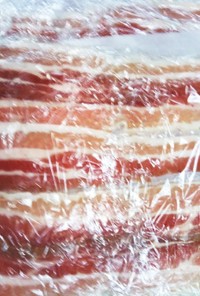 肉を効率よく取り出せるよう冷凍保存