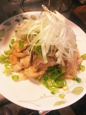鶏ぶつ切りのおろし醤油和え