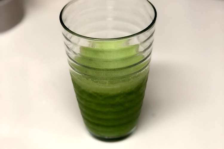 青汁スムージーで血管美人に レシピ 作り方 By ロミs クックパッド 簡単おいしいみんなのレシピが355万品