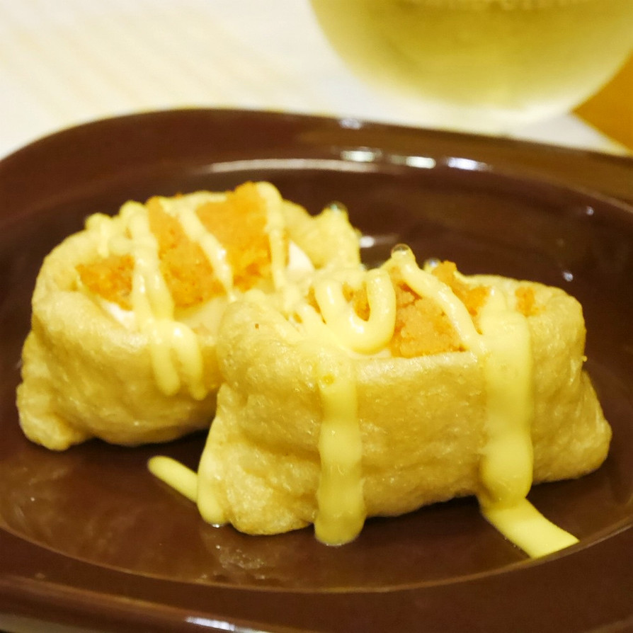 明太チーズの巾着★トースター焼きの画像