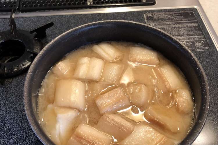 ジャガイモ 玉ねぎ 麩の味噌汁 レシピ 作り方 By よっちゃんホーム クックパッド