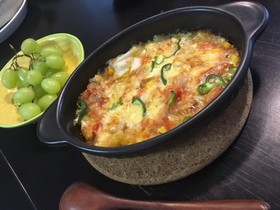 居酒屋な味!もちグラタン♪